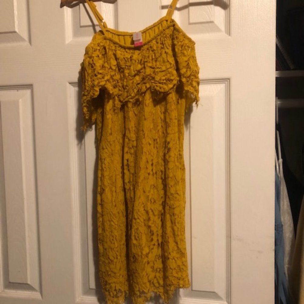 Mustard Lacey Dress